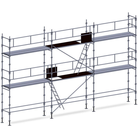 Echafaudage façadier 60 m² garde-corps planchers