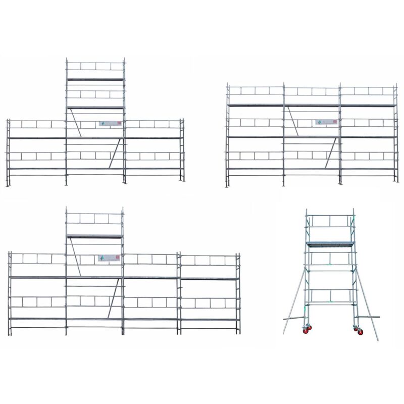 Echafaudage Faitage Révolution 4 en 1 pt Galvanisé
