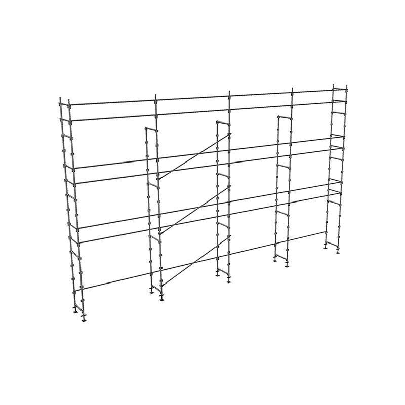 Matisère - Echafaudage fixe de façade 104m² - Structure seule + Lisses - DUO104-S