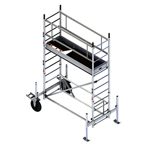 Echafaudage paysagiste - 1 plateau - Hauteur max. de travail 4.30m - Longueur plateau 3,00m - EC230TH