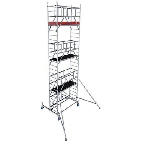 Échafaudage pliant en aluminium MONTO ProTec XS, hauteur de travail env. 7,80 m