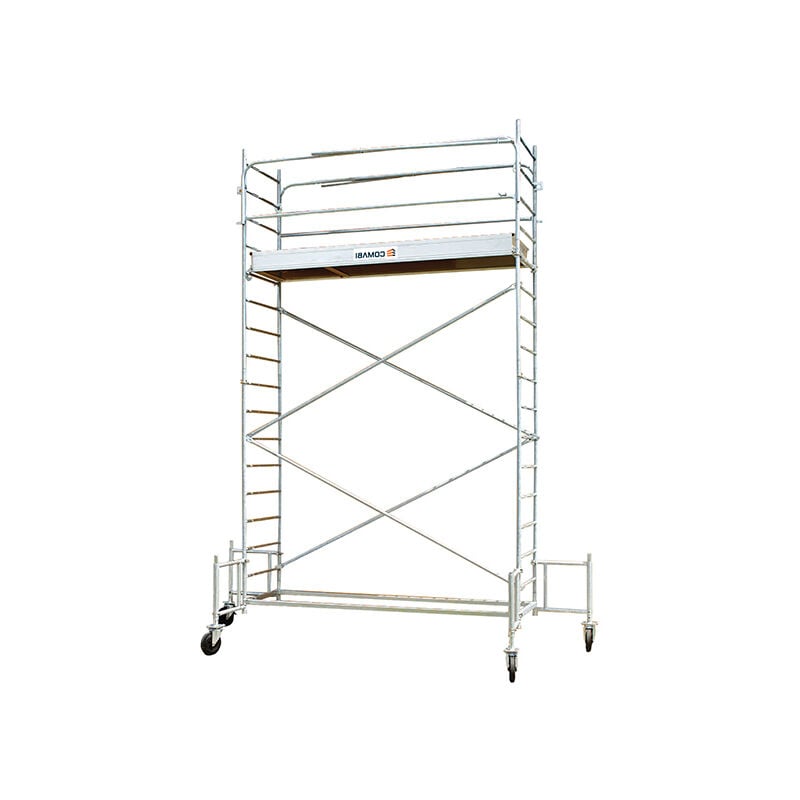 Echafaudage roulant 1 plateau - Hauteur max. de travail 5.30m - 3142033