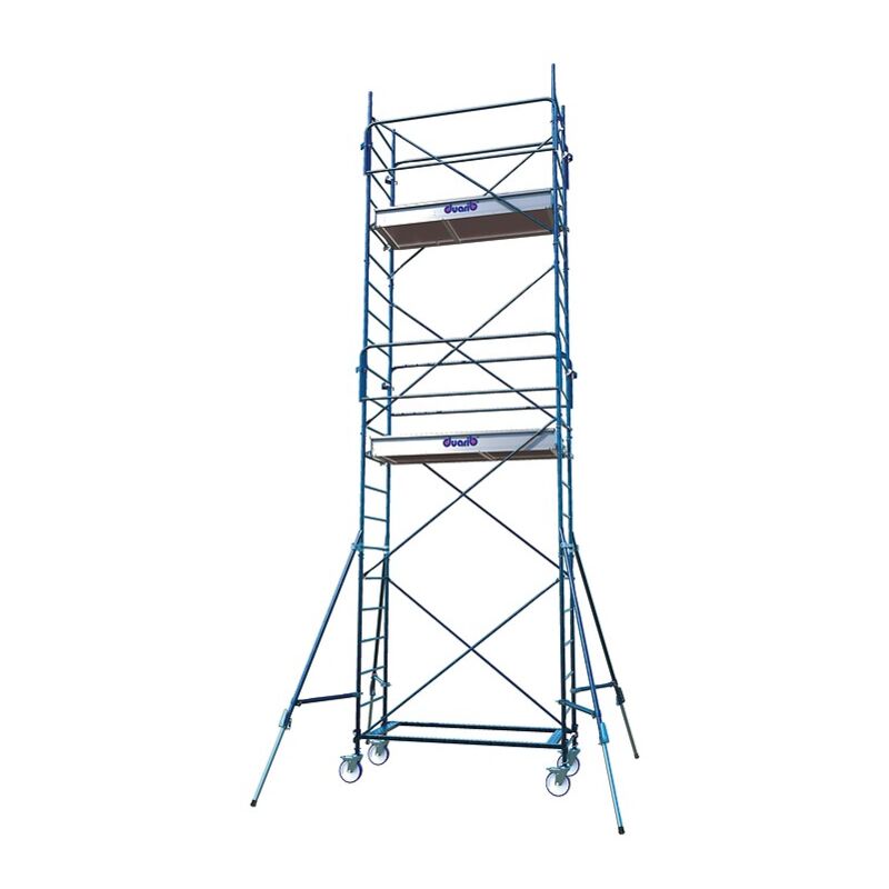 Duarib - chafaudage roulant acier Altitude ac 150, hauteur de travail maxi 3,70 m, 1 plancher