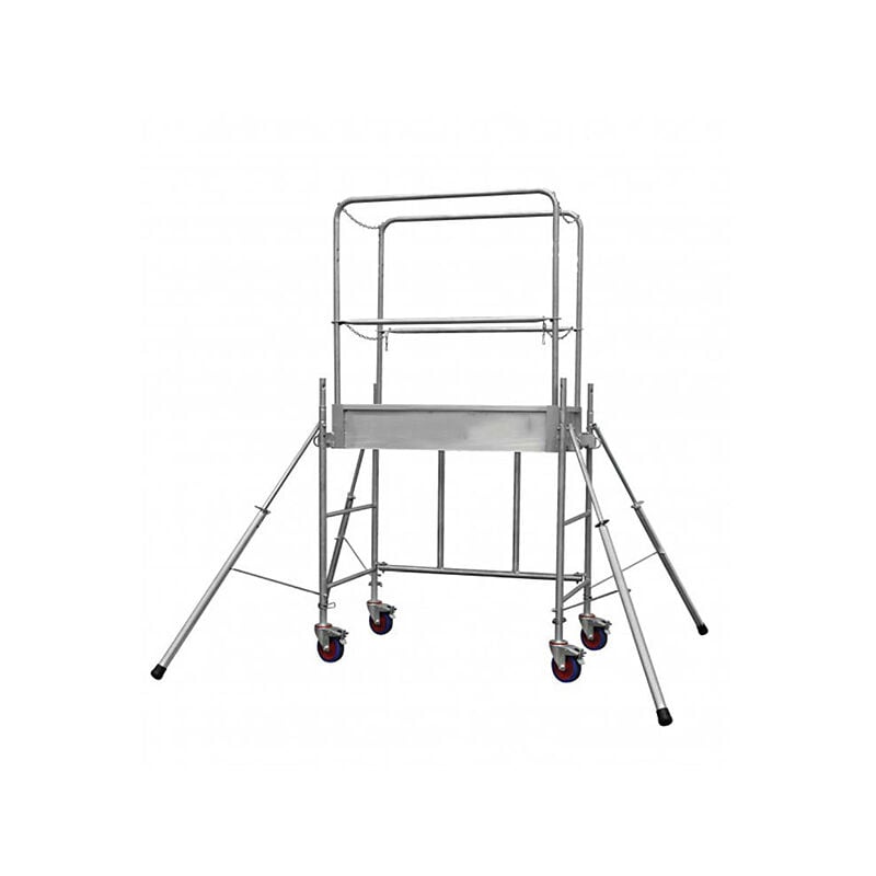 Geruest Experten - Echafaudage roulant acier : Hauteur de travail maximale de 2.90m - 12538