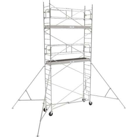 Echafaudage roulant acier GENERIS 950 Hauteur Travail 7,20 m Tubesca Comabi