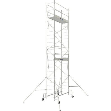 Echafaudage roulant acier JUNIOR 200 Hauteur de travail 6.80 m Tubesca Comabi