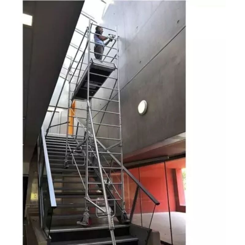 Echafaudage roulant acier rollstar 205 10 mètres