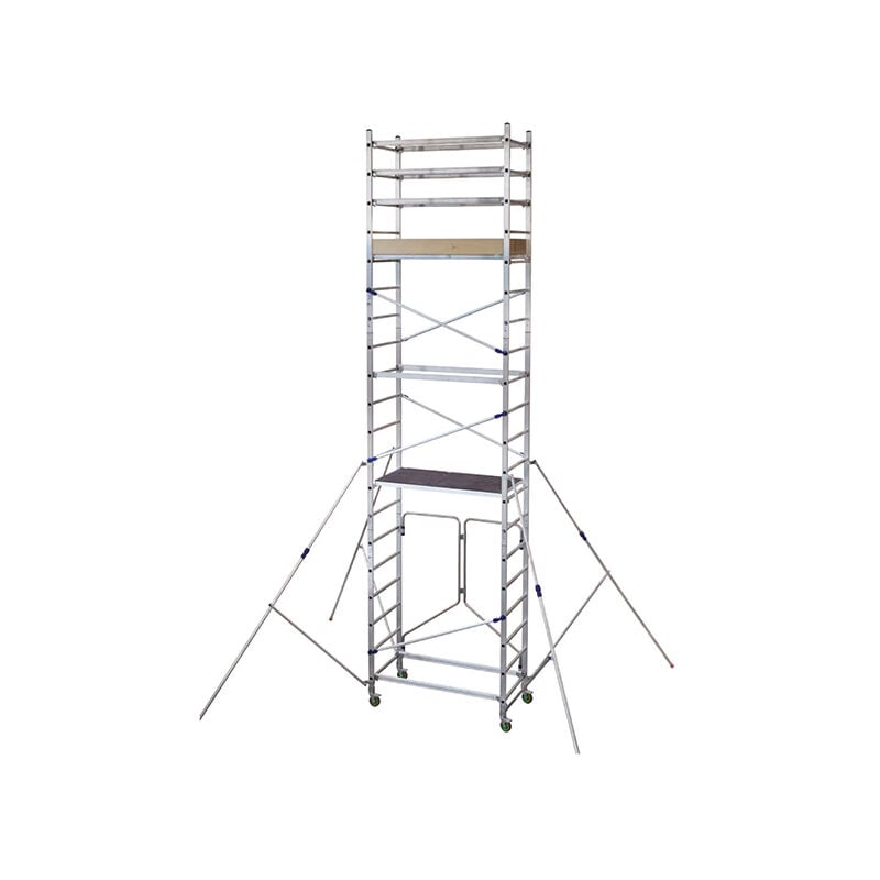 Echafaudage base pliante Haut. travail max 6.90m - AL620/P