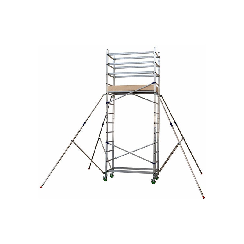 Matisère - Echafaudage domestique roulant - Hauteur de travail maximale de 4.80m - AL410