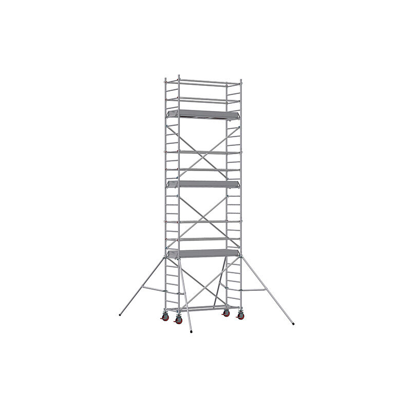 Matisère - Echafaudage roulant alu - embase simple - hauteur de travail max 7.90m - 7125060