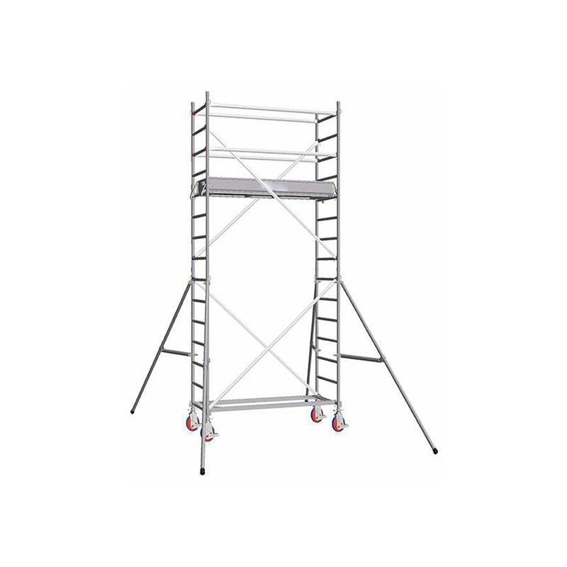 Matisère - Echafaudage roulant alu - embase simple - hauteur de travail max 3.90m - 7120020