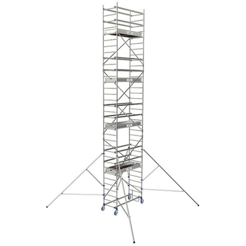 Chafaudage Roulant Aluminium Cross 180 - Hauteur de travail max 9.85M - 26404680
