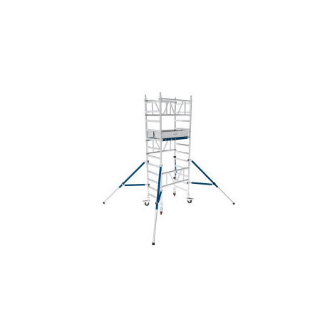 Echafaudage roulant aluminium NEOLIUM EVO Hauteur travail 4.20 m - Tubesca Comabi