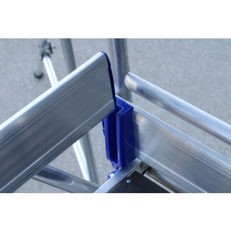Echafaudage roulant aluminium TOTEM 2 LINE 180  Hauteur travail 6,85 m Tubesca Comabi