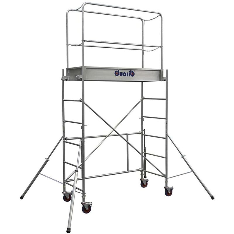 Duarib - Echafaudage roulant acier Rolly hauteur travail 3.80m - 8015021