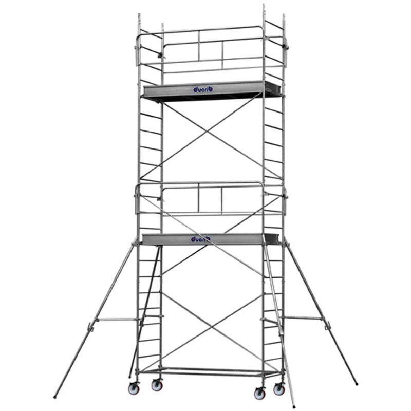 Duarib - echafaudage roulant acier AC250 hauteur travail 7.10 m - 8125052