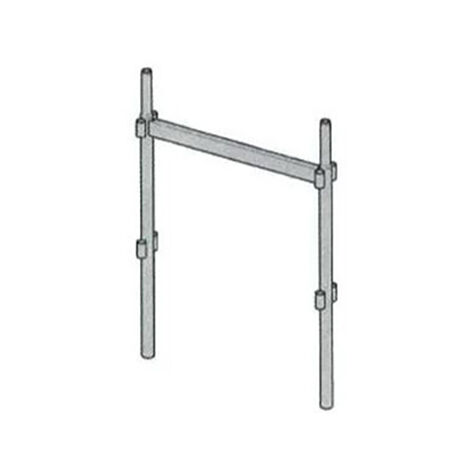 Echafaudages Stéphanois – Échelle de 1m en acier galvanisé – Hauteur 1m – Charge maximale 150kg – Diamètre 45mm – Pour chantiers humides