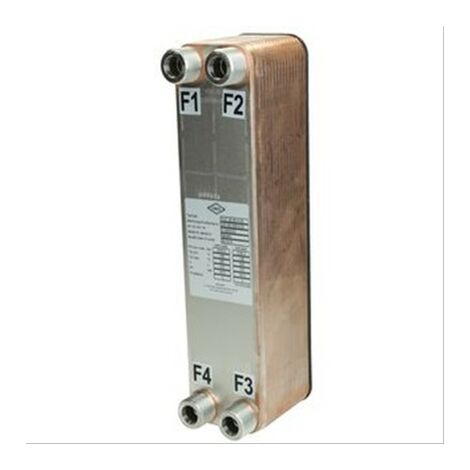 Echangeur à plaques PWT 30 - 30 plaques, H=311mm, FF3/4'', surface 0,616m²