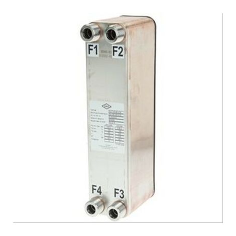 Echangeur à plaques PWT 30 - 40 plaques, H=311mm, FF3/4'', surface 0,836m²