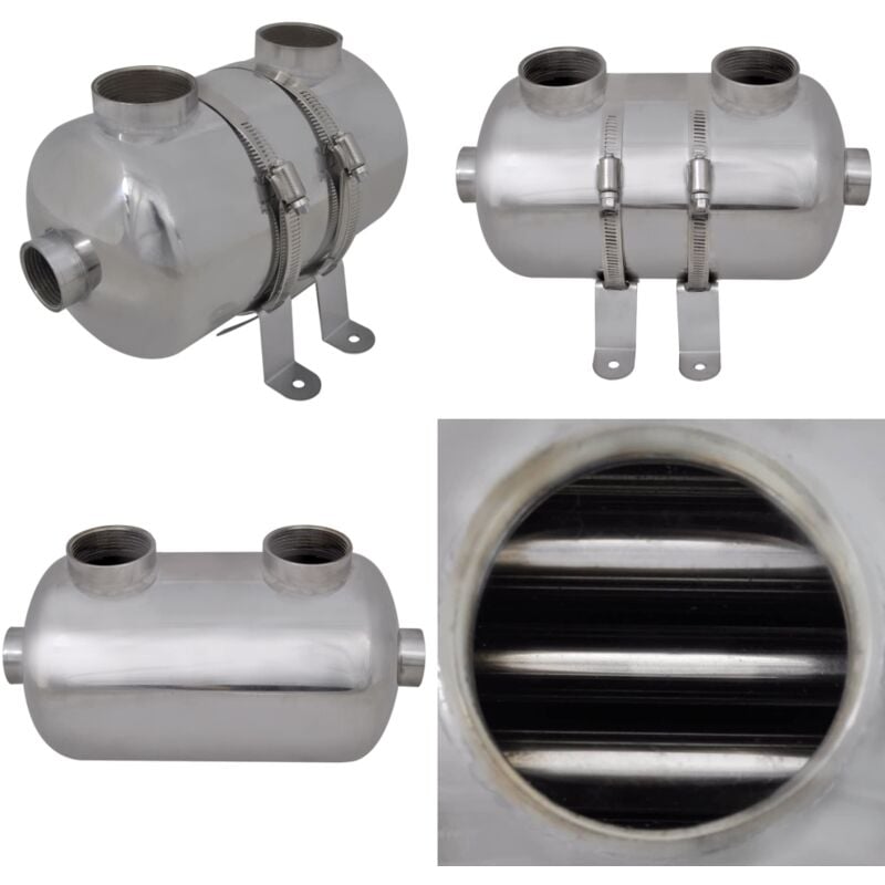 Échangeur de chaleur pour piscine 292 x 134 mm 28 kW - Échangeur de chaleur pour piscine - Échangeurs de chaleur pour piscine - Home & Living
