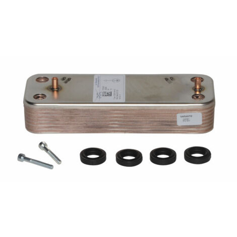 Echangeur sanitaire 14 plaques - DIFF pour De Dietrich Chappée : 711500500