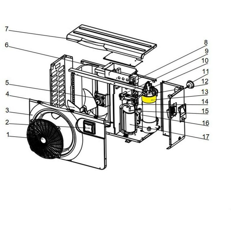 Echangeur thermique en titane pour pompe à chaleur pour piscine