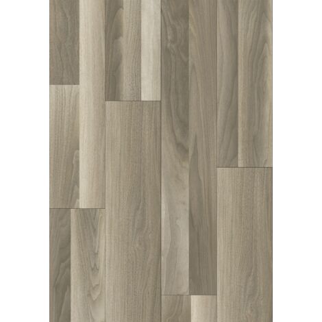 Échantillon de panneau en vinyle Mexen Newark 1240 x 182 mm SPC 6,5 mm, sous-couche IXPE 1,5 mm, 4 V-Fuge, Noix - F1086-S