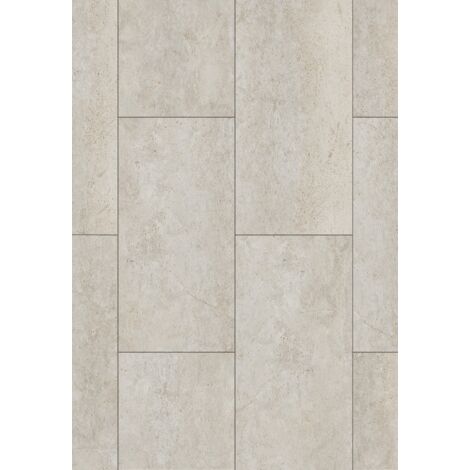 Échantillon de panneau vinyle Mexen Baltic Grey 610 x 305 mm SPC 6,5 mm, sous-couche IPEX 1,5 mm, 4 V-Fuge, Travertin - F1158-S