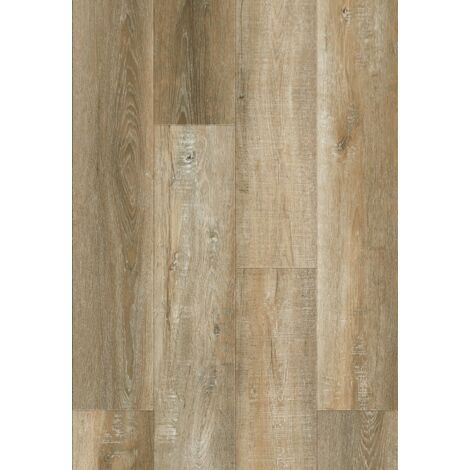 Échantillon de panneau vinyle Mexen Cortland 1240 x 182 mm SPC 6,5 mm, sous-couche IXPE 1,5 mm, 4 V-Fuge, Chêne - F1008-S