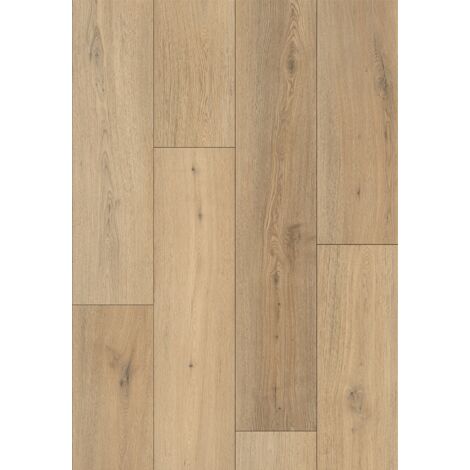 Échantillon de panneau vinyle Mexen Rocky Mountain 1240 x 182 mm SPC 6,5 mm, couche IXPE 1,5 mm, 4 V-Joint, Chêne - F1142-S