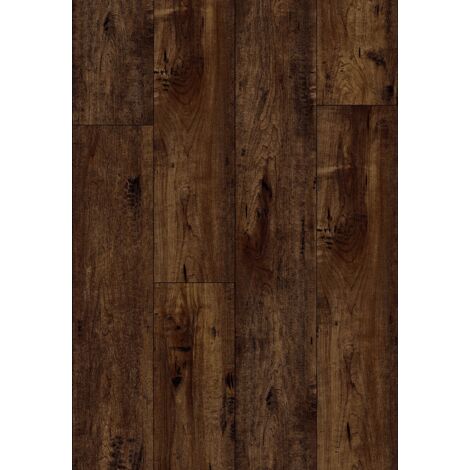 Échantillon de panneaux en vinyle Mexen Boston 1240 x 182 mm SPC 6,5 mm, sous-couche IXPE 1,5 mm, 4 V-Fuga, Cerise - F1060-S