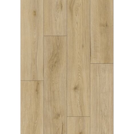 Échantillon de panneaux vinyles Mexen Charter Oak 1240 x 182 mm SPC 6,5 mm, sous-couche IXPE 1,5 mm, 4 V-Fuga, Chêne - F1022-S