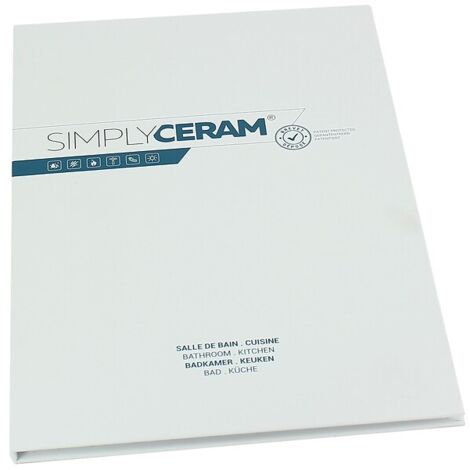Echantillon de présentation Simplyceram - avec mini plan 300 x 200 mm