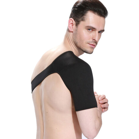 Écharpe d'épaule droite ajustable pour hommes et femmes - Soutien pour douleurs et activités de montagne