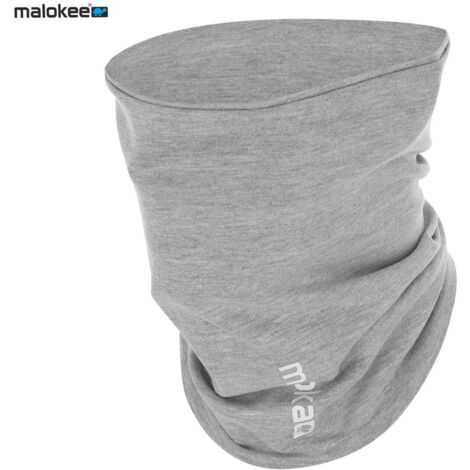 Écharpe en coton, grise, thermoactive, chauffe-tube