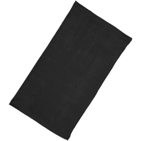 Écharpe multifonction sport avec protection UV, lavable, pour couvre-visage et bandana - Noir