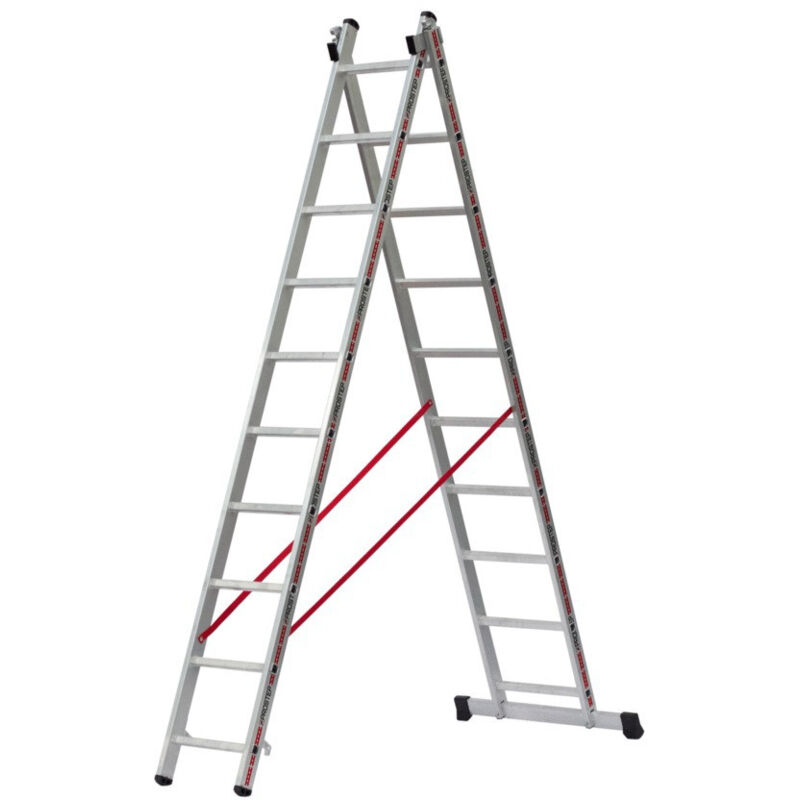 Prostep - Echelle 2 plans transformable 2x10 - Hauteur d'accès 3,97 - 5,87 m