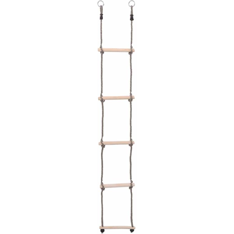 Échelle à 5 échelons 210 cm Bois de pin massif