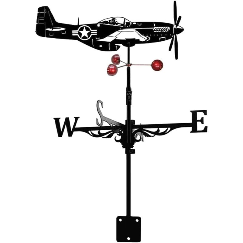 Art créatif en métal girouette, combattant, extérieur, Cour, maison,Girouette pour toit