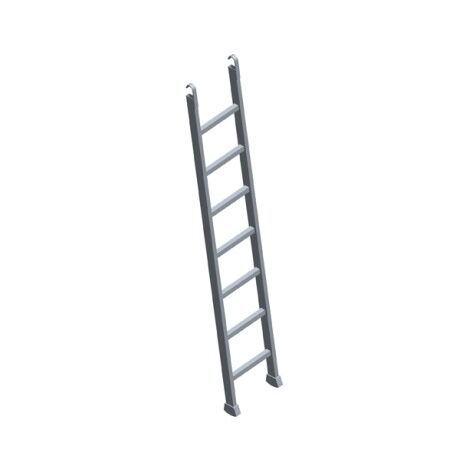 Echelle alu pour plancher bac à trappe - DIMOS - 70 mm