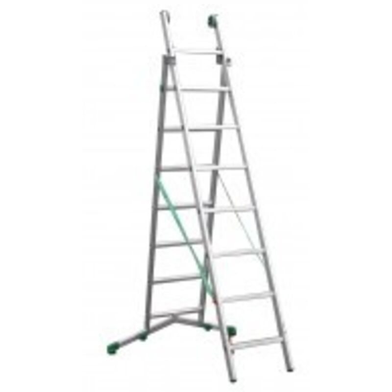 Outifrance - Echelle alu transformable 2 plans- 4.8m