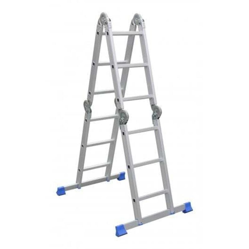 Tubesca Comabi - chelle pliante articulée Artipli 4x3 échelons avec plateau - tubesca