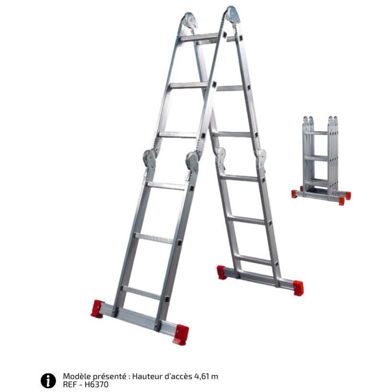Facal - Echelle articulée haut. travail max. 4,61 m hobby - H6370