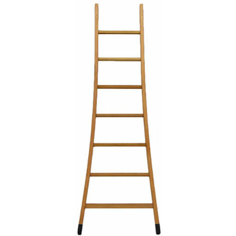 Echelle bois base évasée 8 barreaux - Hauteur à atteindre 2.15m - BSMEN-E-225