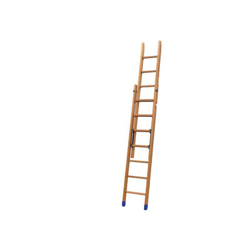 Echelle bois coulissante 2x9 barreaux - Hauteur à atteindre 3.76m - BCM2-250