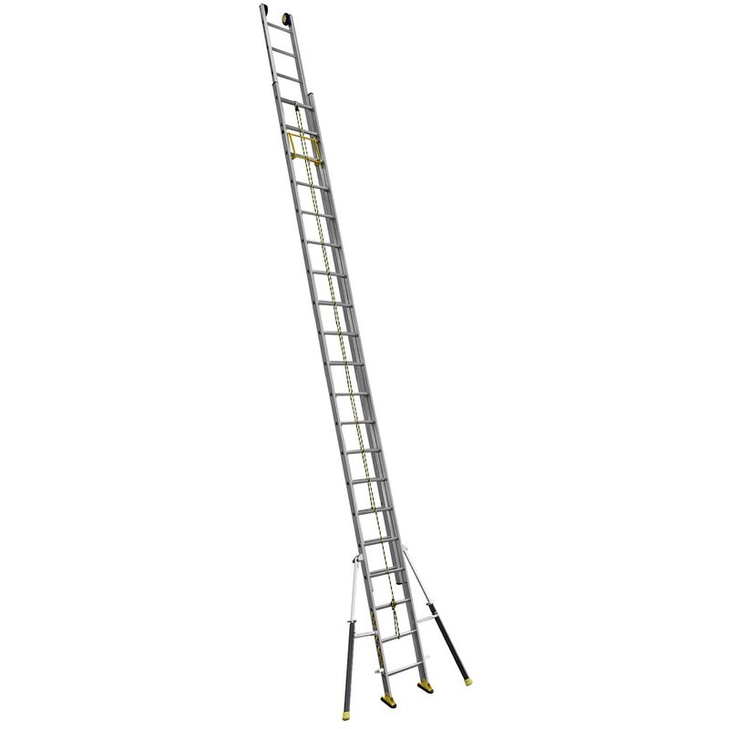 Echelle coulissante 2 plans &agrave; corde C2 stab' 5m75/10m25 - Centaure