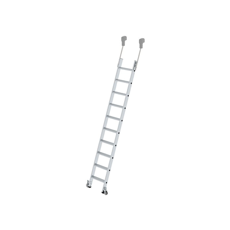 Matisère - Echelle Coulissante 6 marches - Longueur 1.69m - Rail longueur 1.00m - 41406-RAIL