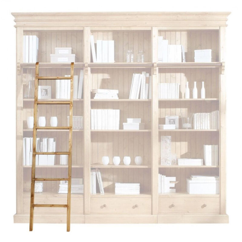 Echelle De Bibliothèque - Bois - Marron - Interior's