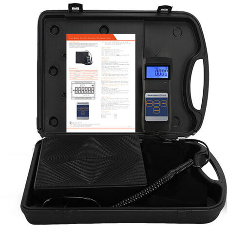 Échelle de charge des réfrigérants de 90 kg High Precise Air Climatisation Dispositif de pesée électronique Affichage LCD numérique avec rétroéclairage IP68 IPAPHER