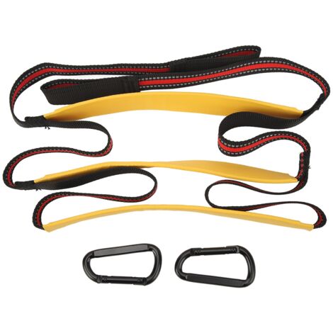Échelle de Corde Marine 3 Marches Nylon Léger Détachable Anti-Dérapant pour Bateau